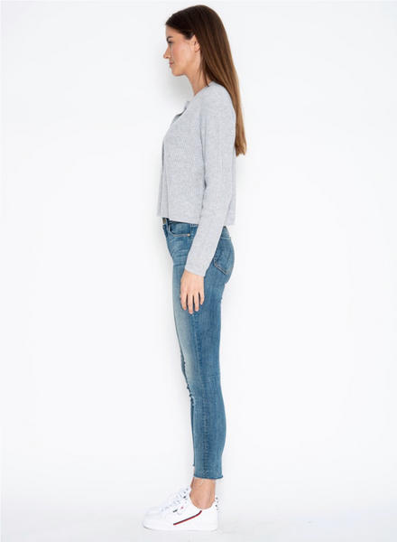 One Grey Day | Georgia Crop Cashmere Cardi