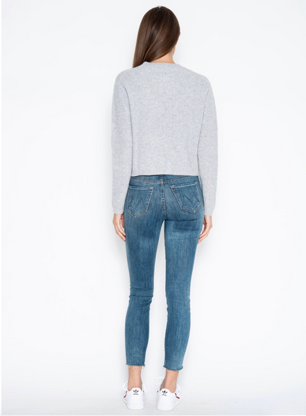 One Grey Day | Georgia Crop Cashmere Cardi