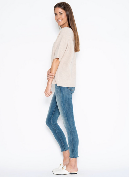 One Grey Day | Koa Cashmere Boxy Tee