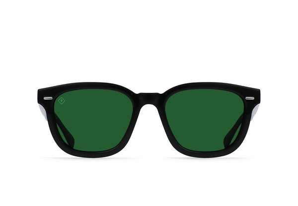 Raen | Myles | Crystal Black / Green Polarized | 53